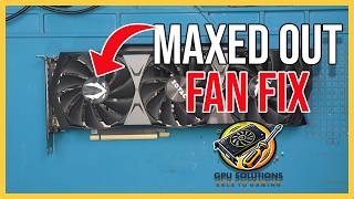 Fixing Fan Problems on Graphics Cards – Easy Fix