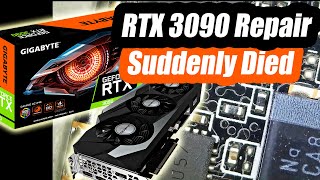 Gigabyte RTX 3090 Graphics Card Repair  No Power and Not detected