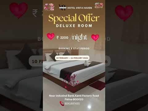 Velentine day hotel vista haven offer #interiordesign #hotelaccommodation #velentine_day