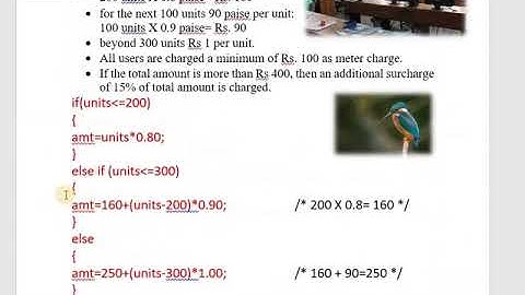 CPL Lab Expt 5 (Electricity Bill) Part A BLDEAs CET, Vijayapur By Chidanand S Kusur