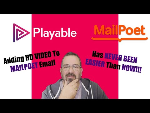 How to Add HD Video to MailPoet Emails with Playable