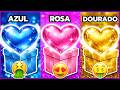 🎁ESCOLHA SEU PRESENTE | Azul, Rosa ou dourado! 😱 Você Tem Sorte? #3 | JOGO DAS ESCOLHAS