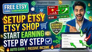How to Create Etsy Shop (2026) 🛒 | Complete Setup &amp; Optimization Guide for Beginners