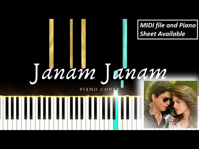 Janam Janam | Dilwale | Arijit Singh | Piano Cover | Janam Janam Piano Notes | PianoM