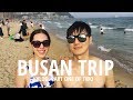 VLOG: Train to BUSAN 🌊 Pt.1 국제커플 부산 해운대 여행 & 맛집