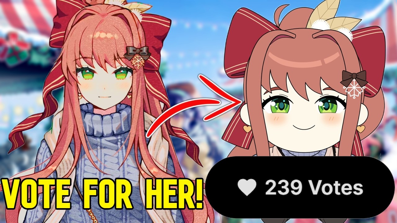 A New DDLC Monika Plush Could Become Real…