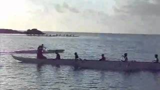Some Fun 1-Man Canoe Surfing!