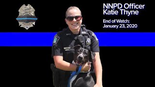 Newport News Police Department Press Conference: Katherine Thyne, End of Watch