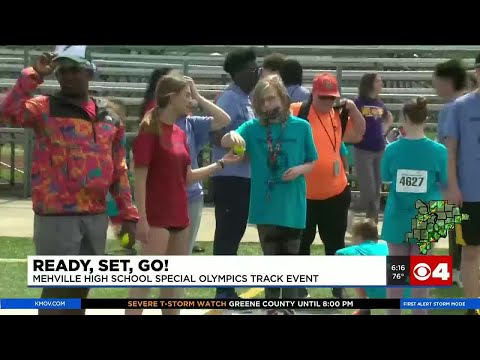 Mehlville High School hosts special olympics track event