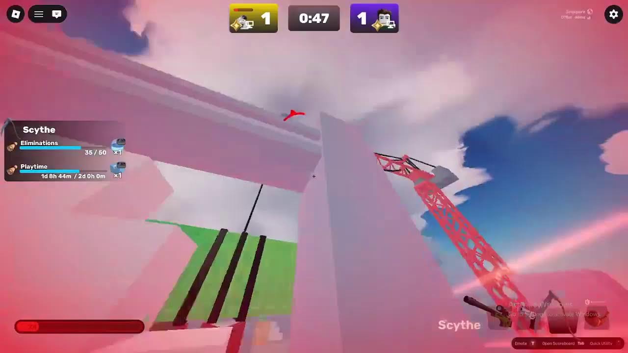 Tring to get platinum from gold 2 in roblox rivals