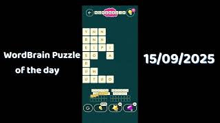 Wordbrain Daily Challenge September 15 2025 | Wordbrain Puzzle of the day Answers screenshot 4