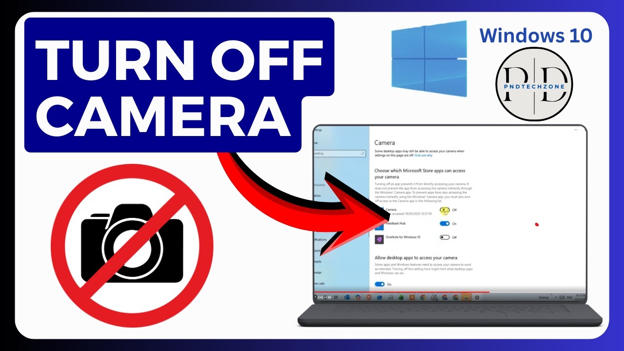 How To Turn Off Webcam Camera In Windows - YouTube