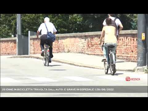 20 ENNE IN BICICLETTA TRAVOLTA DALL'AUTO: E' GRAVE IN OSPEDALE  | 29/06/2022