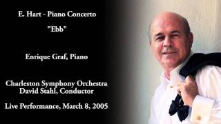 Enrique Graf plays Edward Hart - Tidal Concerto for Piano and Orchestra - 1. "Ebb"