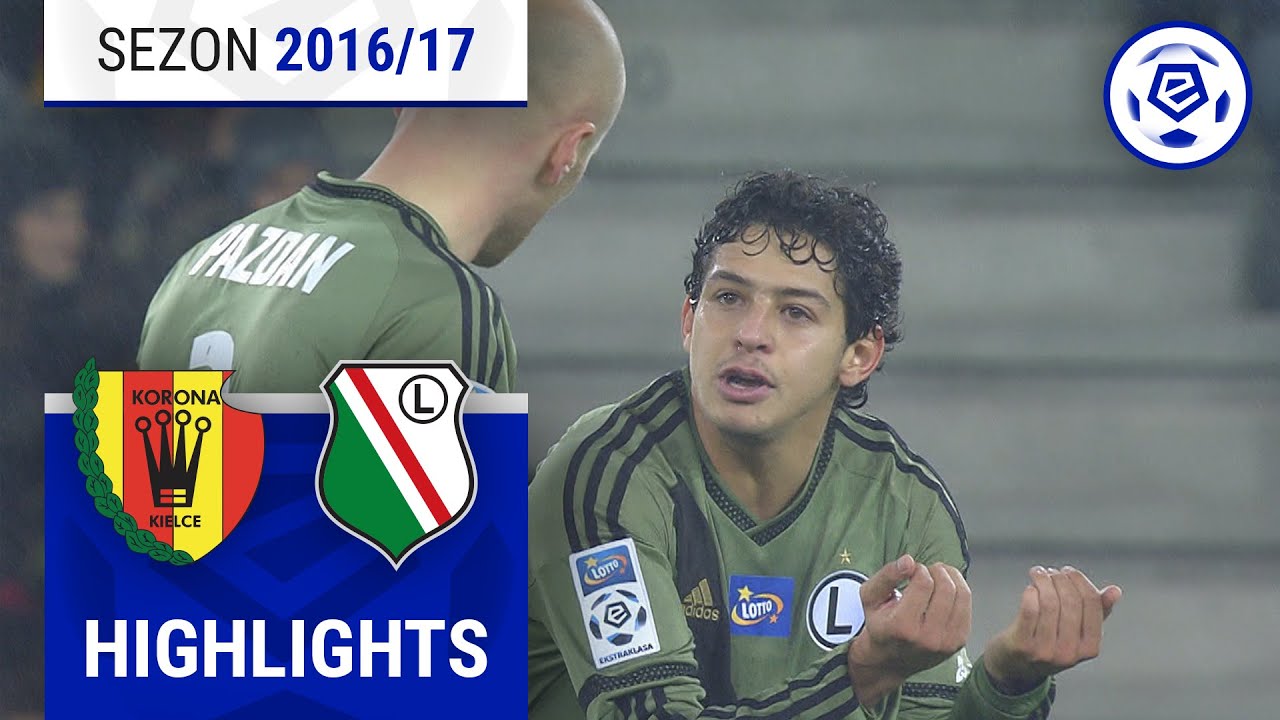 Korona Kielce - Legia Warszawa 2:4 | SKRÓT | Ekstraklasa 2016/17 | 14. Kolejka