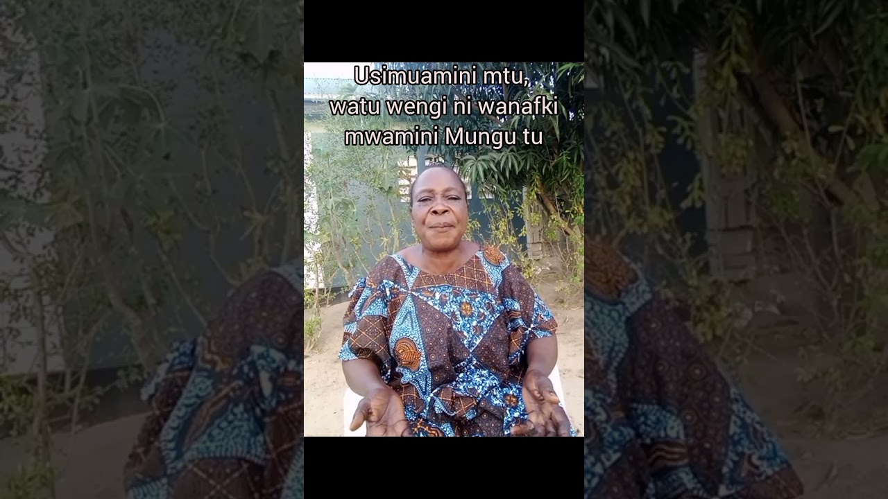 Usimwamini mtu, watu ni wanafki, mwamini Mungu tu