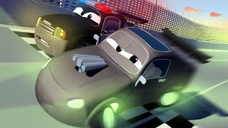 Tuhaf Araç Oyun Alanına Park Etti - Devriye Aracı araba şehrinde 🚓 🚒 Çocuklar için çizgi filmler