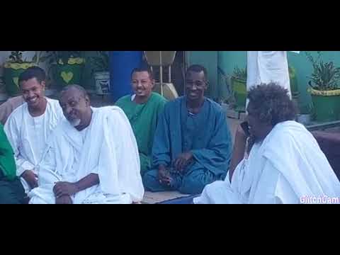 الشيخ الشايقى والمادح الكبير الشيخ الجيلي الشيخ فى ضيافة ازرق طيبة 