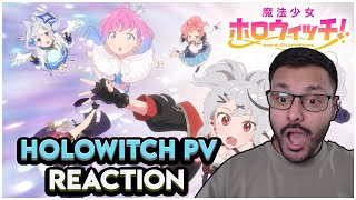 HOLOLIVE ANIME?! Magical Girl holoWitches Main PV Reaction | 海外の反応
