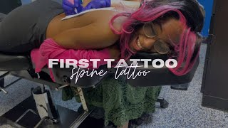 I GOT A SPINE TATTOO l vlog l