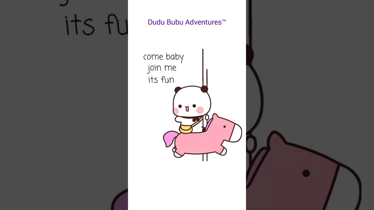 Dudu is scared of rides 🤣🐻 