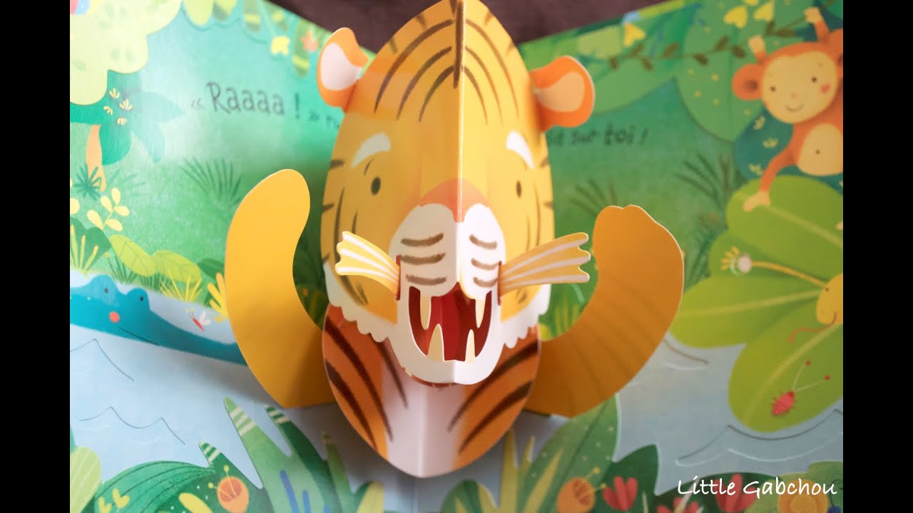 Test du livre pop up La jungle des éditions Usborne par Little Gabchou 