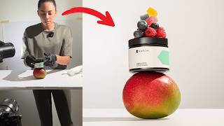 Creative Ingredient Product Photography (How I Shot This Fruit-Stack Hero Image)