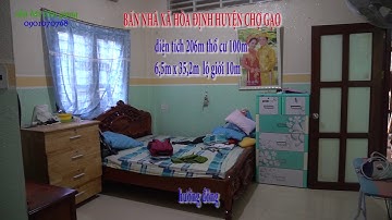 (Đã bán)nhà mặt tiền tại xã hòa định huyện chợ gạo tiền giang 206m có thổ cư 100m