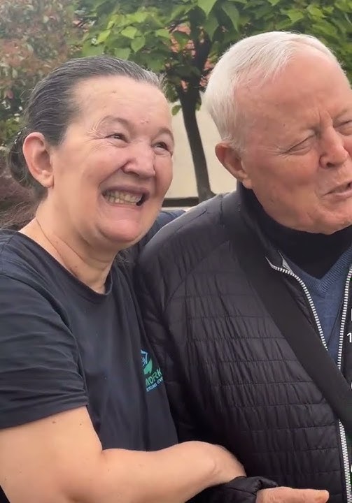 Padre Livio with visionary Vicka now! #Medjugorje #RadioMaria #Catholic
