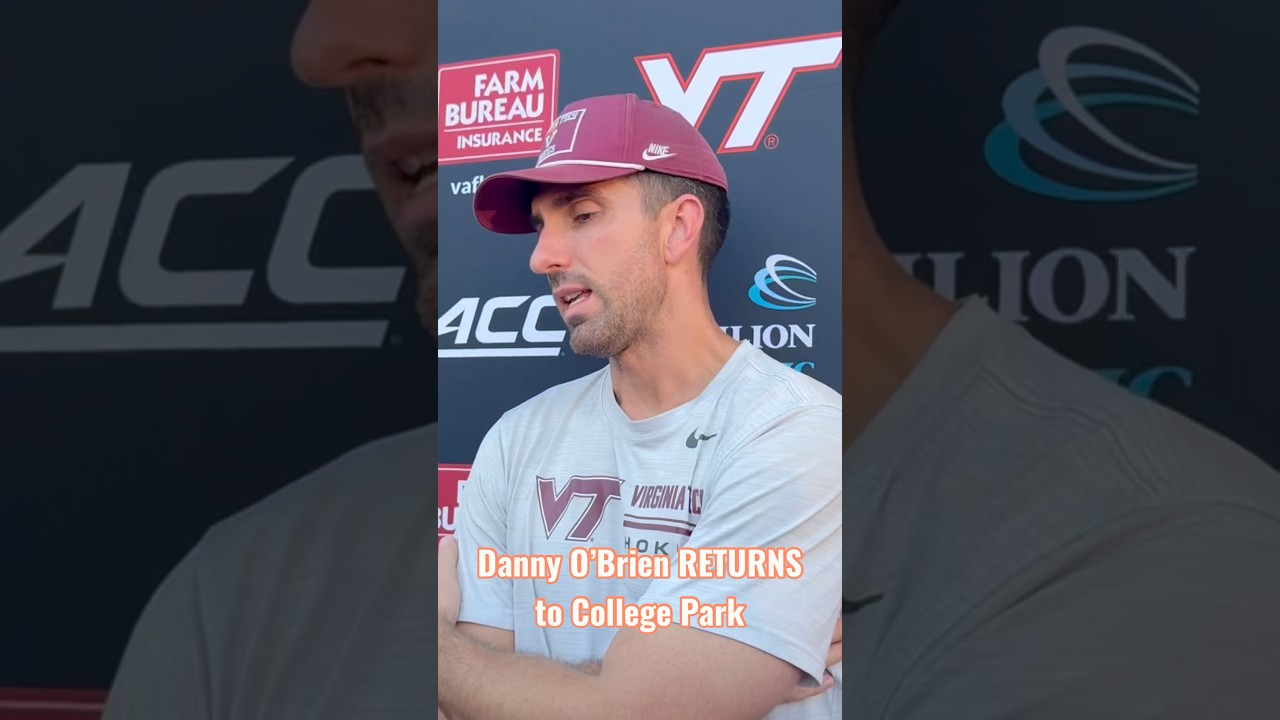 Hokies’ QB Coach Danny O’Brien on the emotions of going back to Maryland, where he played from 09-11
