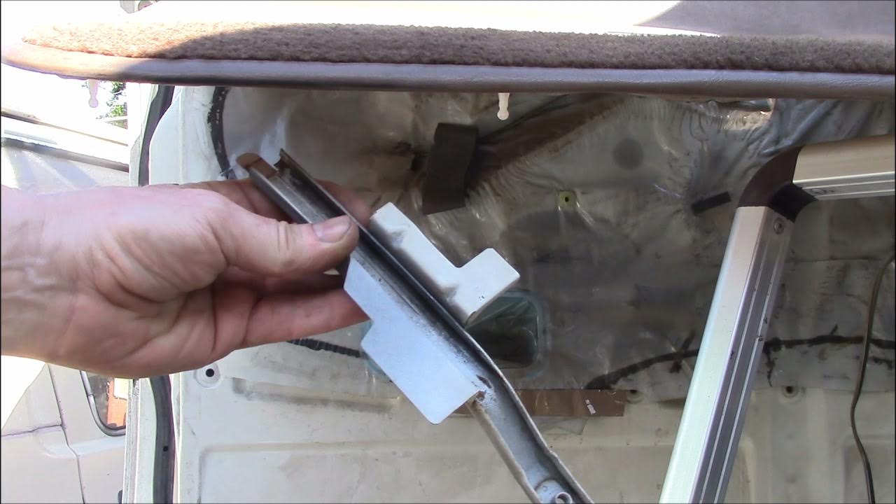 1st Gen. Toyota 4Runner Window Track Repair YouTube