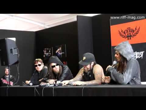 Korn Press Conference at Hellfest 2013