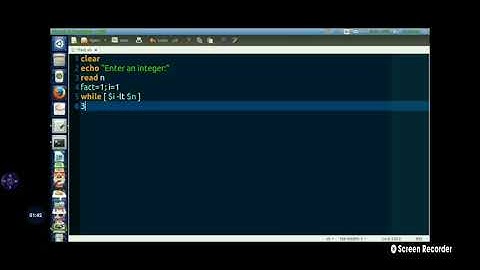 write a shell script to find factorial of a given integer.