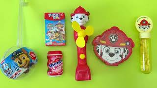 Paw Patrol Marshall Candy ASMR 🚒🍬 | Relaxing Surprise Egg &amp; Chocolate Opening