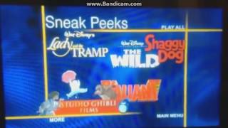 Sneak Peeks Menu For Tarzan Special Edition Dvd 2005