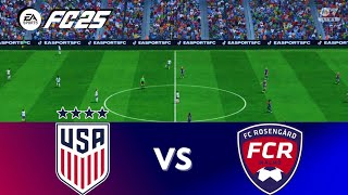 FC 25:  USWNT vs. ROSENGÅRD (w) | Oct 3, 2024 | Women's Friendly | PS5 Gameplay