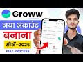 Groww App Demat Account Kaise Banaye 2025 | How To Open Groww Demat Account | Groww Account Open.