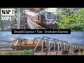 2 IN 1 !! Gitanjali Express vs Tata - Ernakulam Express | WAP 7 Power | Beautiful Action |