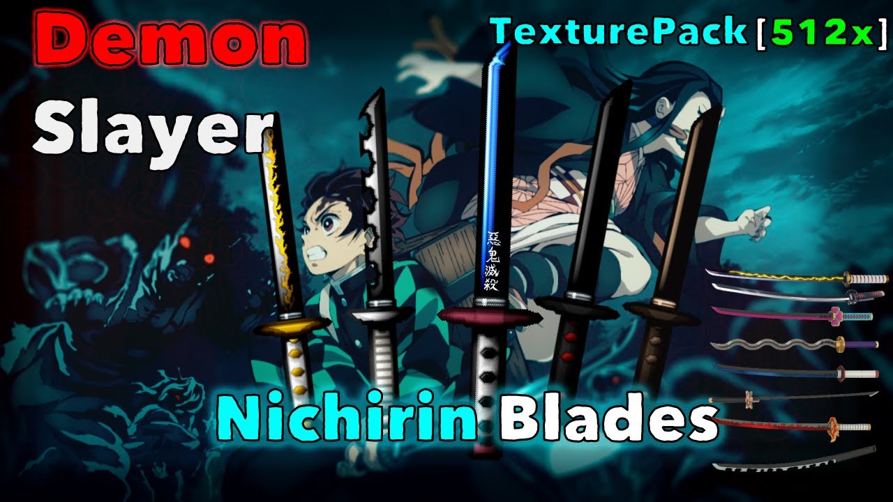 Demon Slayer 🍙🎎 Minecraft🌲 ResourcePack 1.8.9🔥 Made by