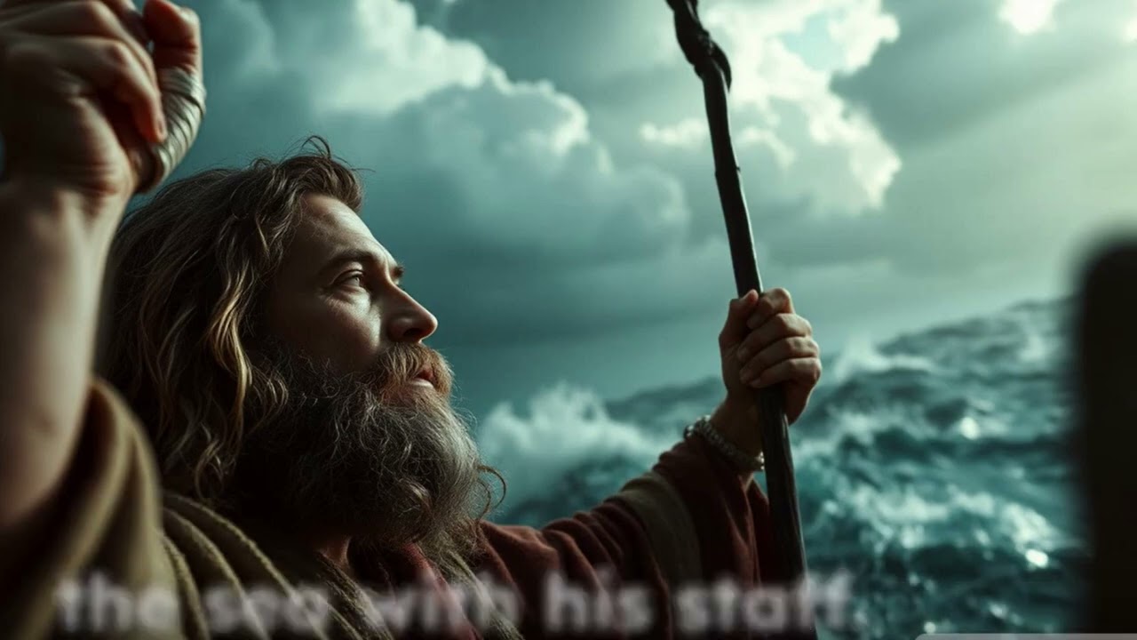 The Miracle of Prophet Moses PBUH Parting the Sea into Twelve Paths