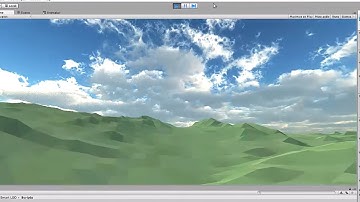 Unity Low Poly Terrain/Map LOD Experiment Timelapse (Level of Detail)