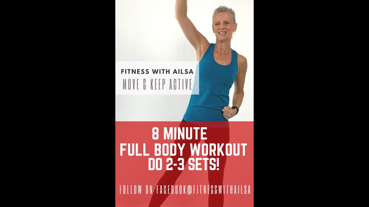 8 Minute Full Body Home Workout | Keep your immune system strong - YouTube