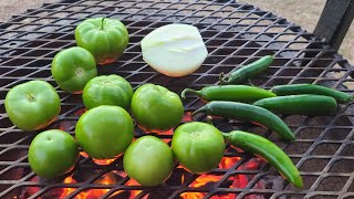 Salsa Verde - Green Salsa - Mexican Food #Shorts