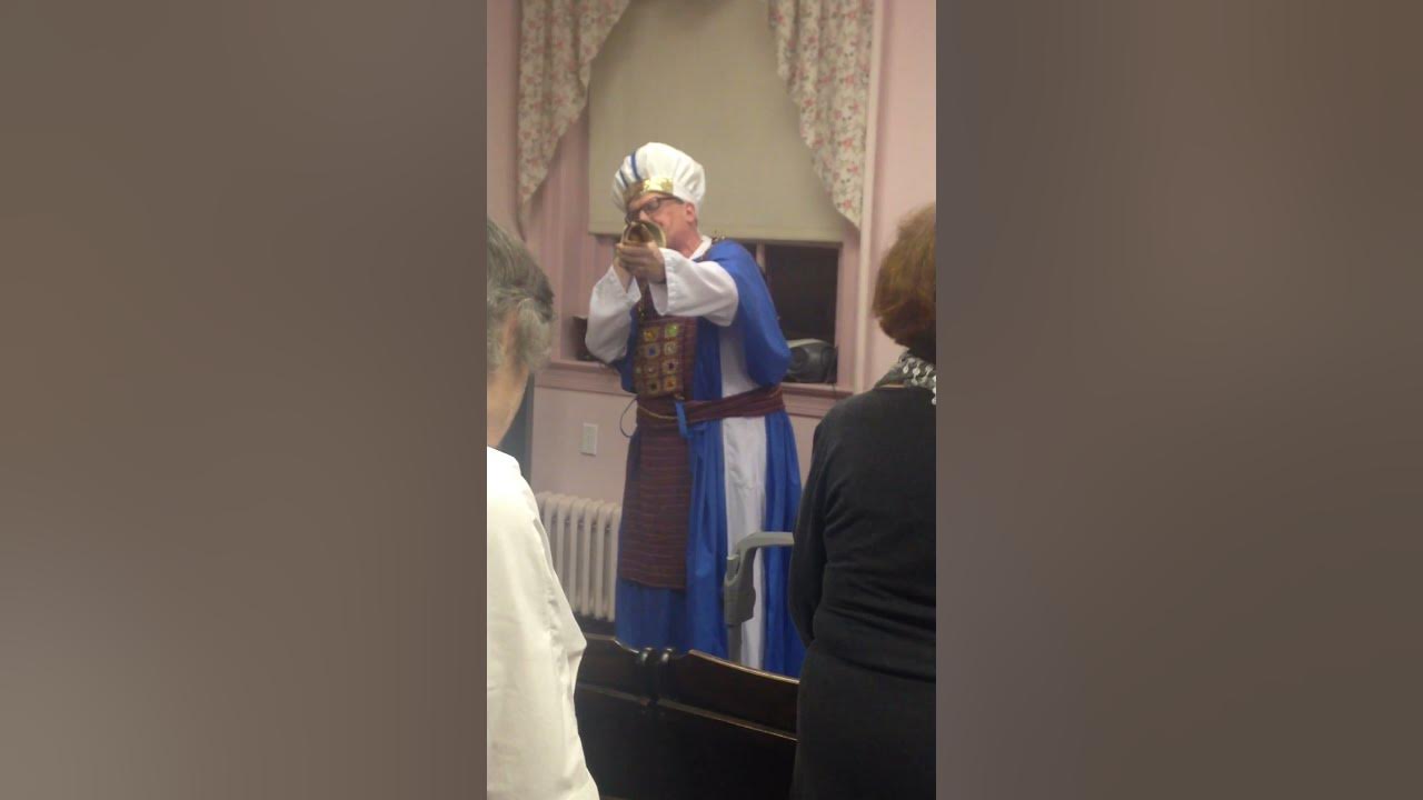 Yom Kippur sounding of the shofar