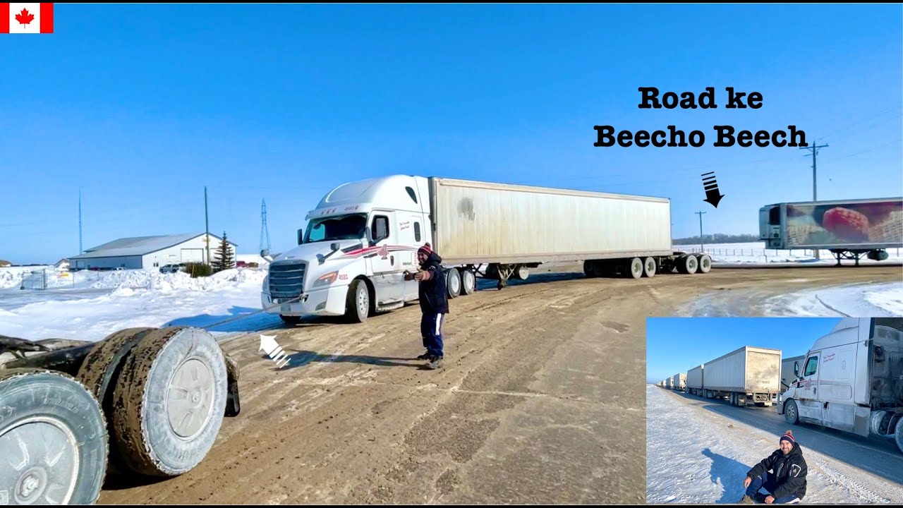 Truck Driving Worse in 50 Temp. Canada Deadliest Trucking part 3
