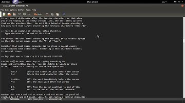 Emacs Tutorial 5 : Basic Navigation Part 3