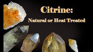 Citrine Real Or Fake? - Natural Or Heat Treated Amethyst?
