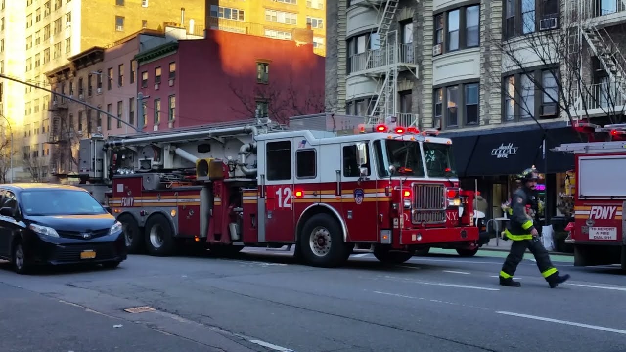 FDNY Entire PRIDE OF CHELSEA CREW On Scene Awesome Engine 3, (SPARE) Ladder 12 NYC