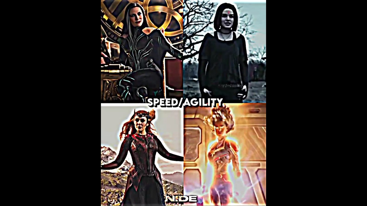 Hela VS Raven VS Scarlet witch VS captain marvel /PF woman battle 