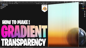 Color and Transparent Gradient in Blender - Tutorial